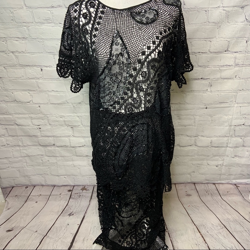 IBIS Vintage Skirt & Top Sequin Set Medium